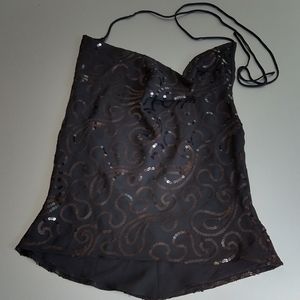 Sequins black top